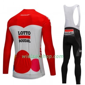 Fietskleding (Fietsshirt Lange Mouw + Lange Koersbroek) 2018 Lotto-Soudal N001